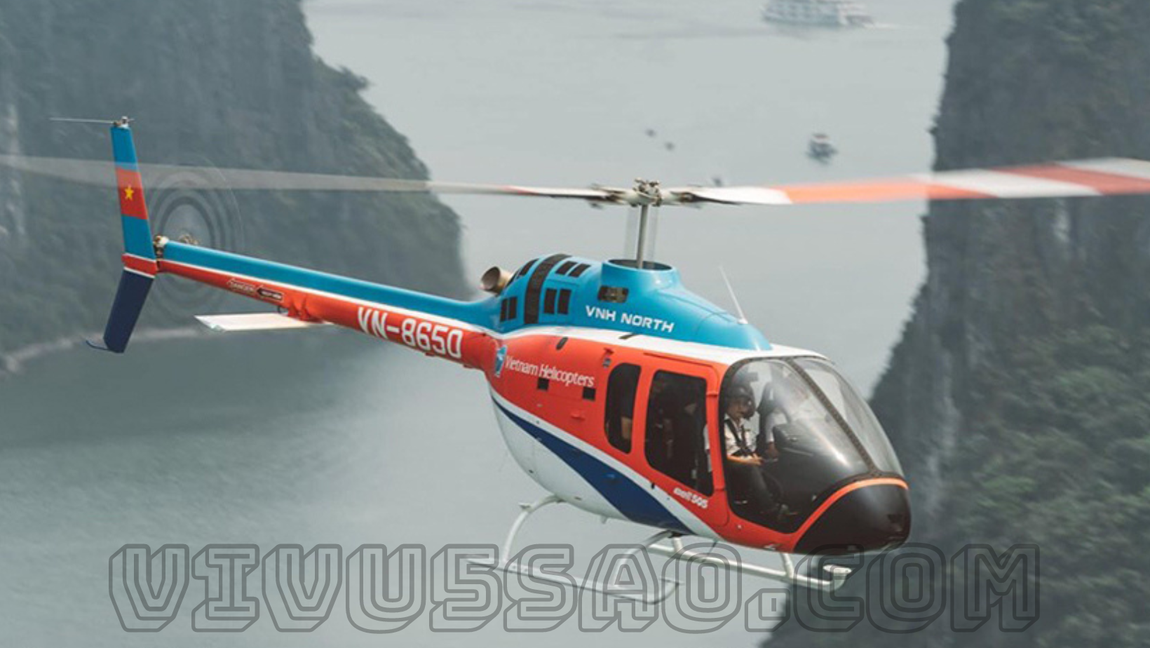 Rơi trực thăng Bell 505 tại Quảng Ninh